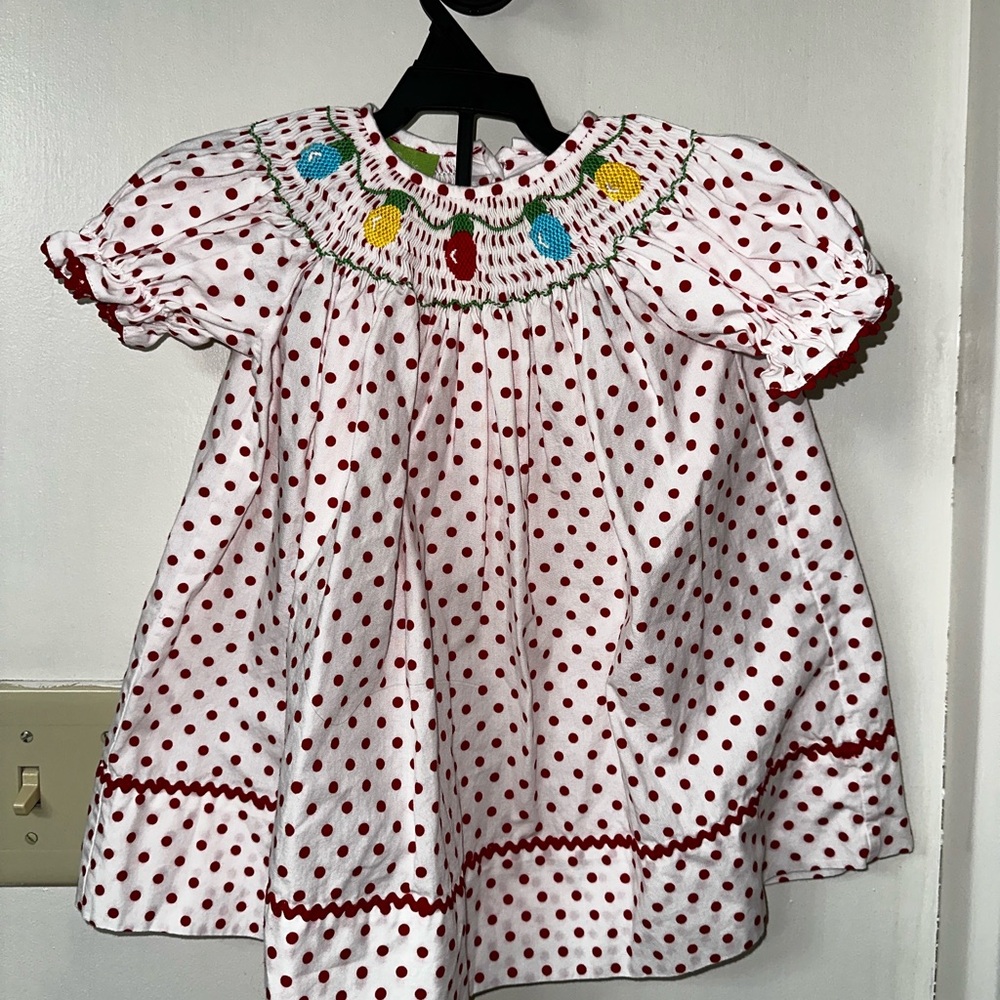 Christmas Light Embroidered Dress